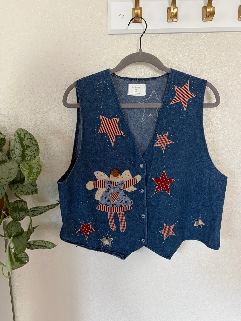 Vintage Handmade Denim Vest
